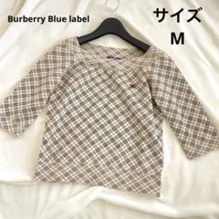 Burberry Blue label ノバチェック5分袖トップス