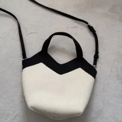 ZARA 布バック ミニトートバッグ　2wayのサムネイル
