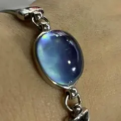 天然石　アクアマリン　ブレスレット