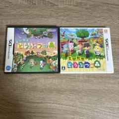 ゲームソフト どうぶつの森 2点セット