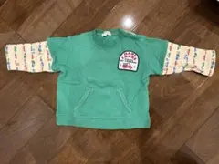 3can4on 車プリント トレーナー 90cm