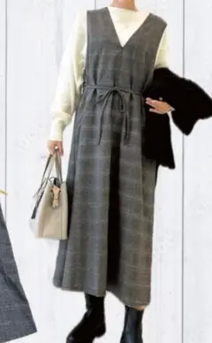 DOORS 『UR TECH』ツイルフレアジャンパースカート