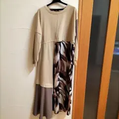 オズモーシス　タグ付新品未使用　切替ワンピース