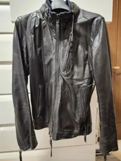 黒 レザージャケット ジャンパー・ブルゾン