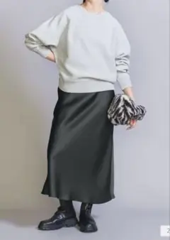 BEAUTY&YOUTH ポリエステル マーメイドフレアスカート