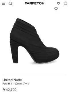 k*y様 【ユナイテッドヌード】ブラックブーティ 24cm 38