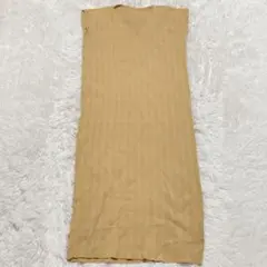 セゾンドパピヨン　ノースリーブ　ニット　ワンピース　美品　M　重ね着