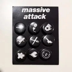 Vintage Official Massive Attack 缶バッジセット