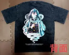 鬼滅の刃　伊黒　Tシャツ ビンテージ加工