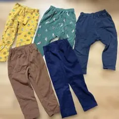 土曜処分！処分キッズ レギンス パンツ 5本セット gu breeze