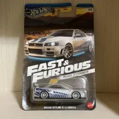 Hot Wheels Nissan Skyline BNR34 ワイルドスピードのサムネイル