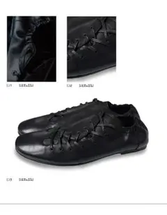 JCAESAR LEATHER GATHER SHOES - メルカリ