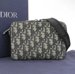 本物保証】 箱・布袋付CHRISTIAN DIORジップポーチショルダーバッグ