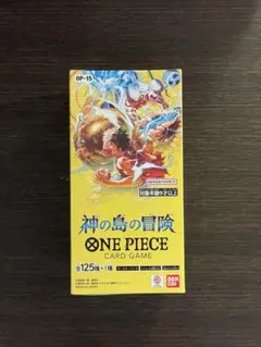 テープ付き未開封　ワンピースカード　神の島の冒険 BOX