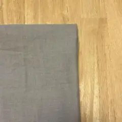 Wガーゼ生地 無地 グレー 75×80 新品未使用