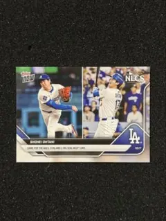 topps now 大谷翔平 ドジャース　2025 NLCS 10奪三振　3HR