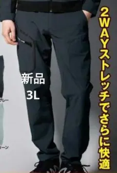 新品　C.ZONE カーゴパンツ 2523 ブラック 黒　3Lサイズのサムネイル