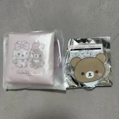 リラックマストア ノベルティ リラッくじ アクリルバッジ チャイロイコグマ