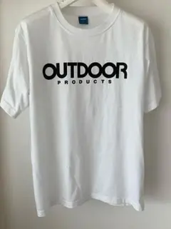 OUTDOOR PRODUCTS 半袖Tシャツ ビッグロゴ ホワイト L メンズのサムネイル