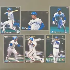 【6枚セット】松井稼頭央 プロ野球チップス 西武ライオンズ ベストナイン含 美品