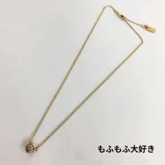 Christian Dior ディオール ゴールド ネックレス ストーン
