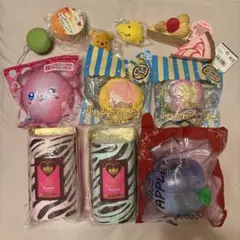レア ibloom スクイーズ 6点 デニッシュ ベーグル フルーツ ぷにデコ