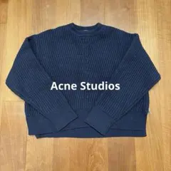 Acne Studiosクルーネックニットサイドジップニット