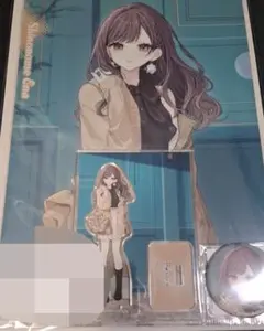 プロセカ ZOZO 東雲絵名 アクリルスタンド 缶バッジ クリアファイル