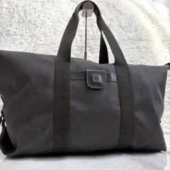 美品★dunhill ダンヒル ボストンバッグ 大容量 グレー 黒　3wayのサムネイル