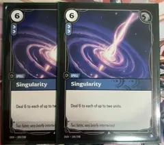 Singularity 2枚 Riftbound リフトバウンド