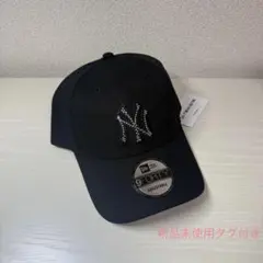 【現品限り】ニューエラ9FORTY ニューヨークヤンキーNY ラインストーン 黒