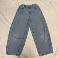 GUデニム ワイドパンツ 2色セット