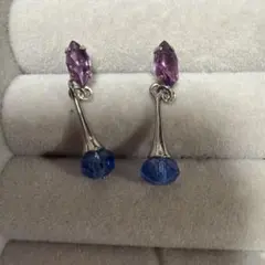 スワロフスキー SWAROVSKI ペンダント&ピアスNinaタンザナイト - メルカリ