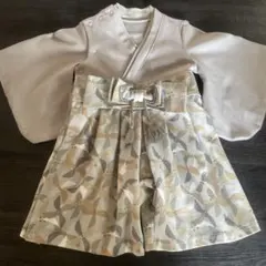 mocmof 袴ロンパース 70cm グレー