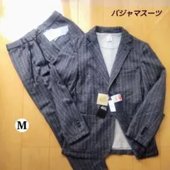 Pajama SUITS ウールブレンド 金のパジャマスーツ M・ネイビー