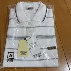 男性　Ｍ　長袖ポロシャツ