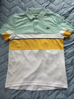 LACOSTE ストライプポロシャツ FR 3 / US S