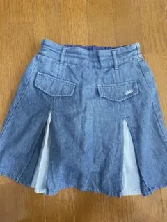 ピンクラテ　デニム風スカート　XS 150