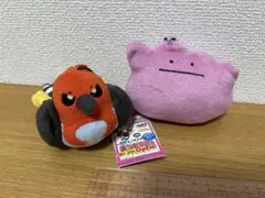 ポケモン MYポケモンコレクション ぬいぐるみ　ヒノヤコマ　メタモン