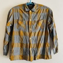 DAN RIVER　レーヨンシャツ　オンブレチェック シャツ