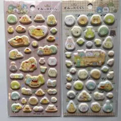 【超人気】すみっコぐらし　たぬきのまんまるレストラン　ふにふにシール