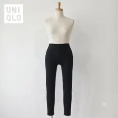ユニクロ　ヒートテック エクストラウォーム レギンスパンツ ブラック Sのサムネイル