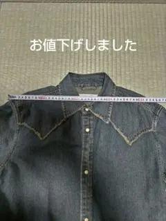 ウエスタンデニムシャツ Lサイズ　　ヴィンテージ風