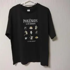 ポケモン ミミッキュ Tシャツ 黒に近いこげ茶色 Sサイズ
