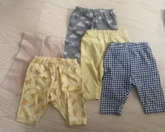 ベビー用 80㎝ 七分丈レギンス 5点セット