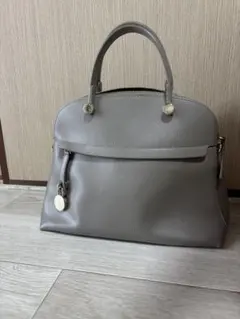 FURLA フルラ 2way ショルダーバッグ グレージュ パイパーS - メルカリ