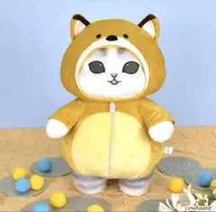 新品未使用　タグ付き　モフサンド あったか　パジャマにゃん　ぬいぐるみ　キツネ