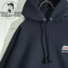 人気 チャンピオン リバースウィーブ スウェットパーカー XL ネイビー 古着