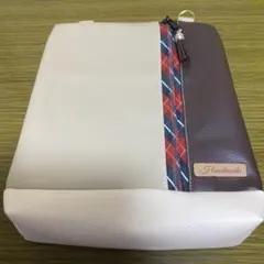 5点目100円♡新作♡新品♡ハンドメイド♡合皮♡多機能ポーチ