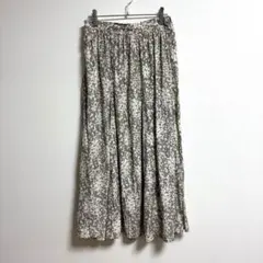 ✨良品✨ ディスコート【Ｆ】スカート ロングスカート 小花柄 ウエストゴム